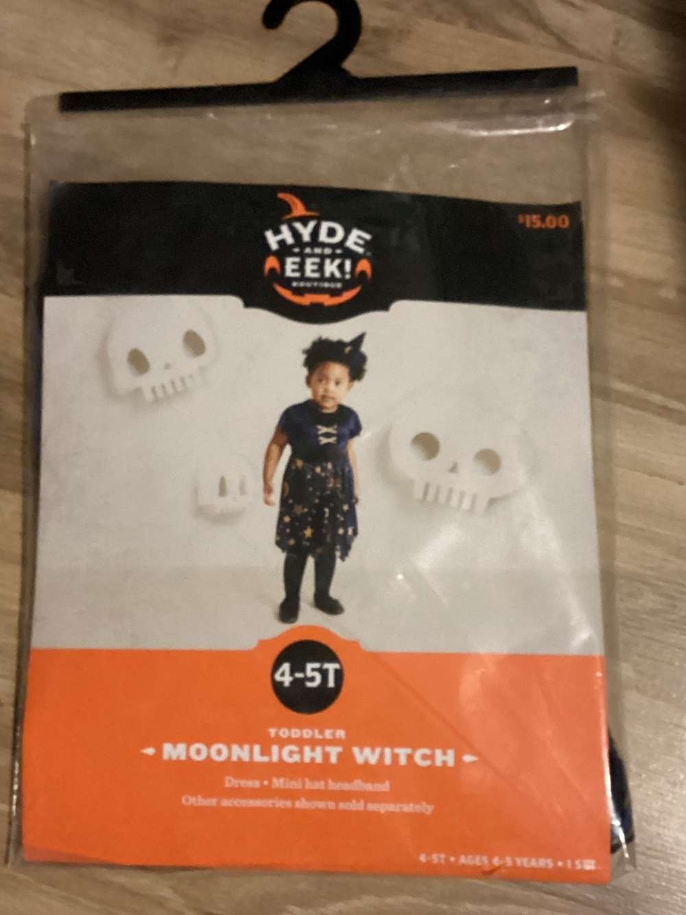 Gymboree Toddler Moonlight Witch Costume - Black & Gold